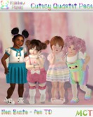 .:Rainbow Panda:. Cutesy Quartet Pose (add me)