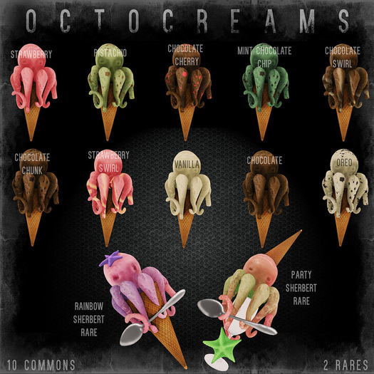 [n.i] octocream.rainbow sherbet RARE