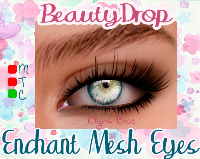 :. BD .: Enchant Mesh Eyes  Light Blue