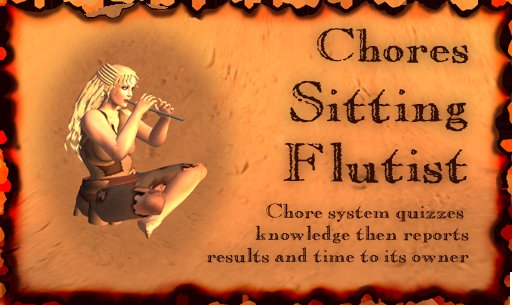 Chores - Sitting Flutist