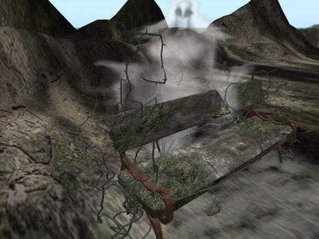 Haunted Bench Second Life Marketplace - Dark Fantasy ~ Haunted Bench ** PROMO PRICE