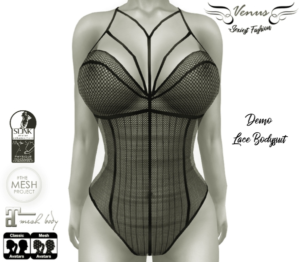~Vs~ DEMO Lace Bodysuit
