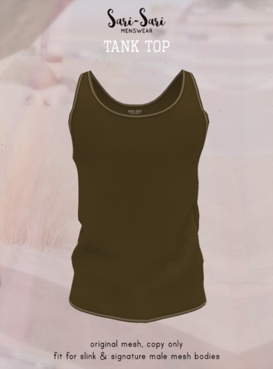 Sari-Sari - Tank Tops - Brown
