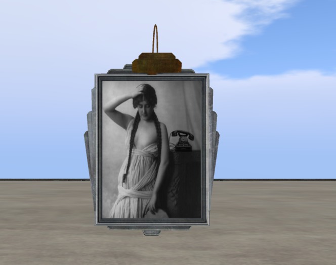 old telephone animated incl frame mesh gif