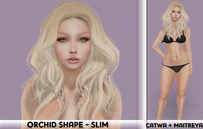 .:Alucination:.  Orchid Shape - Slim (for Catya bento head)