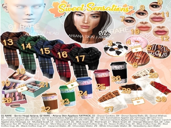 20 Genesis Lab. - "Sweet Sensations" - Macaron Set 'Pink'