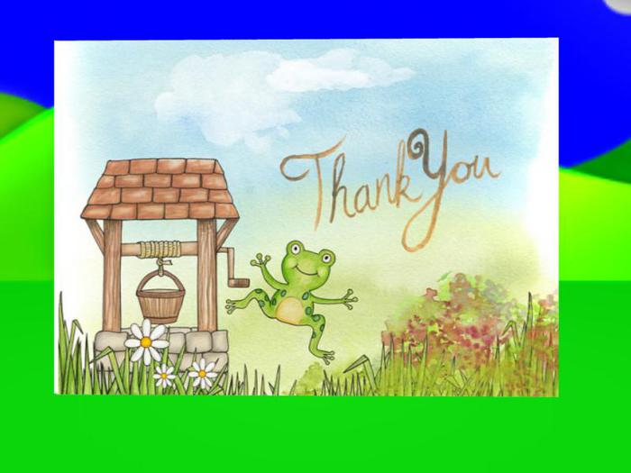 MagDilly, Froggy Thank-you Card
