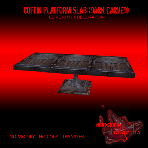 Mindshift - Coffin Platform (Dark Carved)