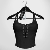 Emery Dominican Top Black
