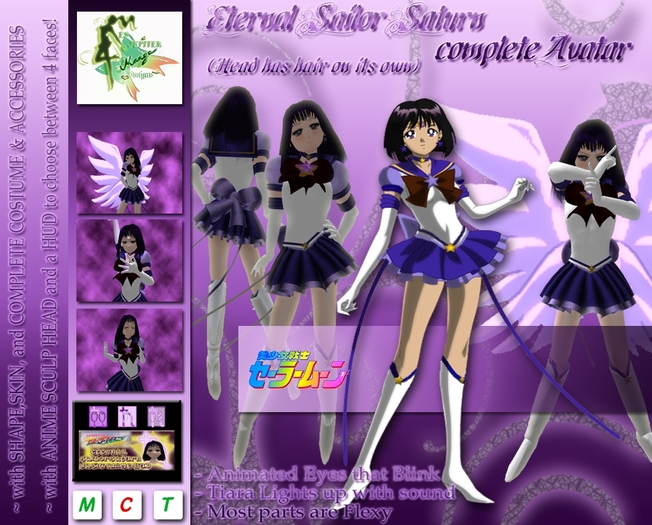 ♄  ETERNAL SAILORSATURN COMPLETE AVATAR  ♄