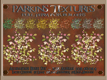 Parkins Textures - All Seasons Bush Set - 30x Full Perm Alphas 1024x1024 - Garden, Pot, Leaf, Tree, Forest, Spring, Fall