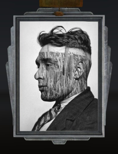 cropp head animated incl frame mesh