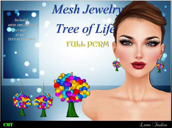 -Lamu Fashion-Mesh Jewelry Tree of Life FULL PERM