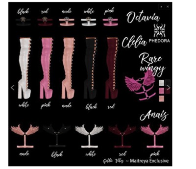 Second Life Marketplace - Phedora~Octavia Harness ~ Maitreya nude