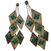 :::ChicChica::: Nika earrings Jade
