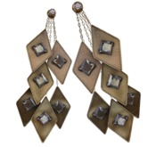 :::ChicChica::: Nika earrings Diamond