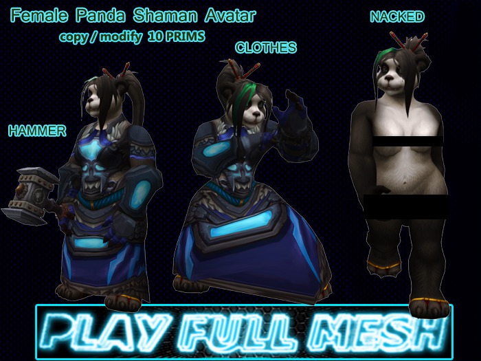 **Female Panda Shamanr**PlayFullMeshmp