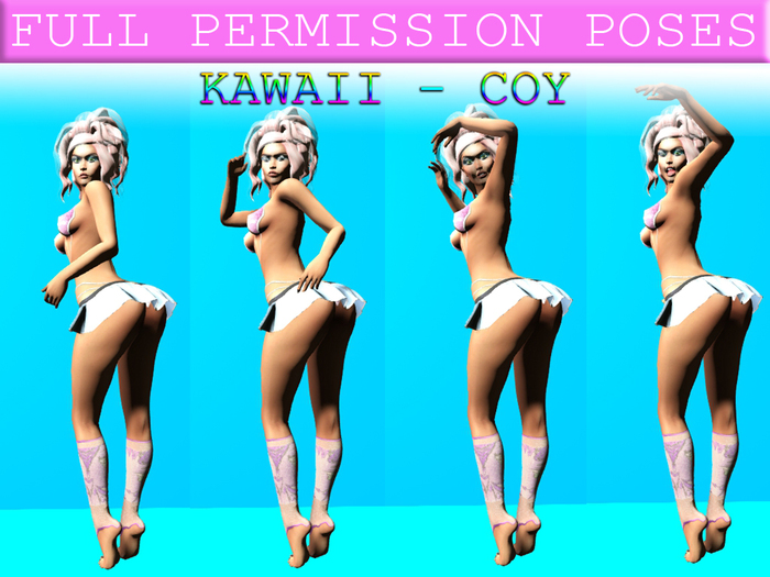 .:S.C:. Designer Poses - Kawaii Coy Set