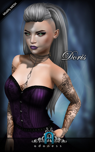 adoness : doris : greyscale