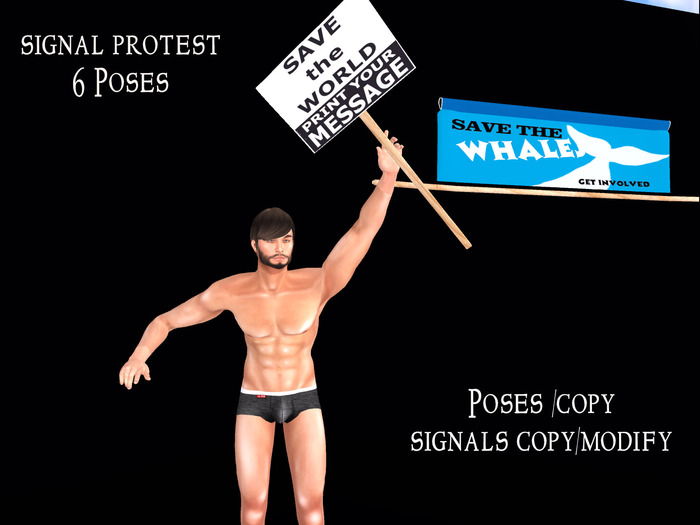 Poses - Protest signal
