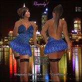 RhapsodyのVのMinidress"コーンフラワー"