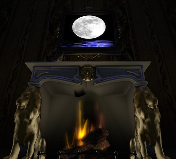 #Elegant FIREPLACE "Full Moon" FAT PACK
