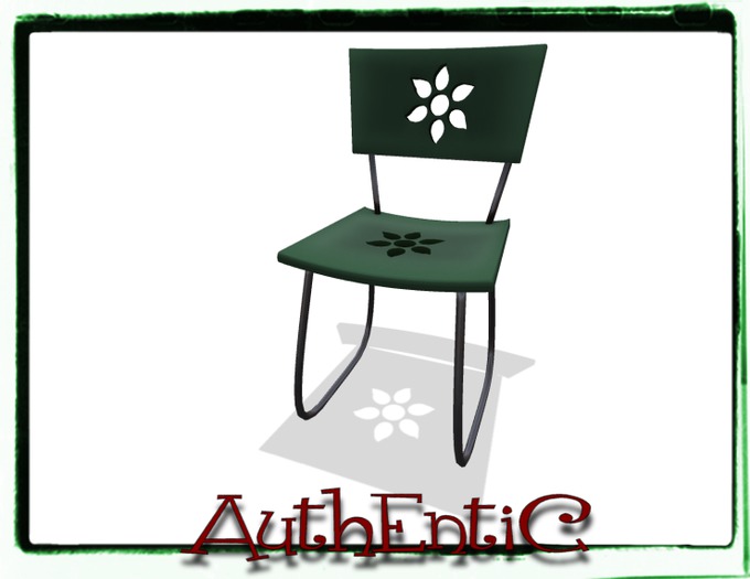 Chair *Flower* green