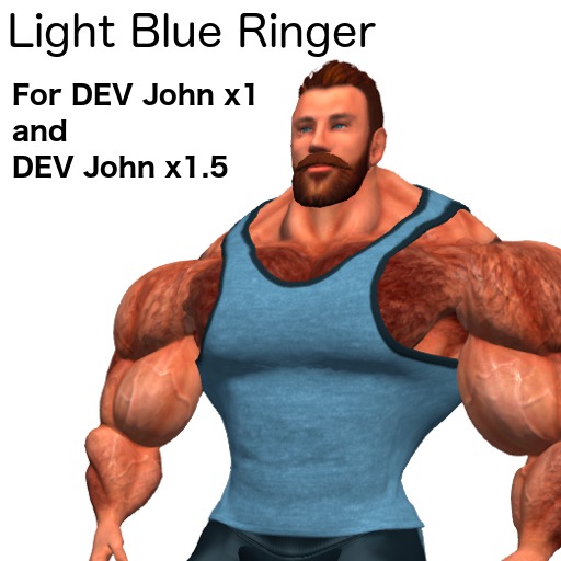 Light Blue Ringer John x1, x1.5
