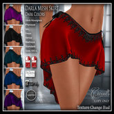 CB~Darla Mesh Skirt (box) Darks