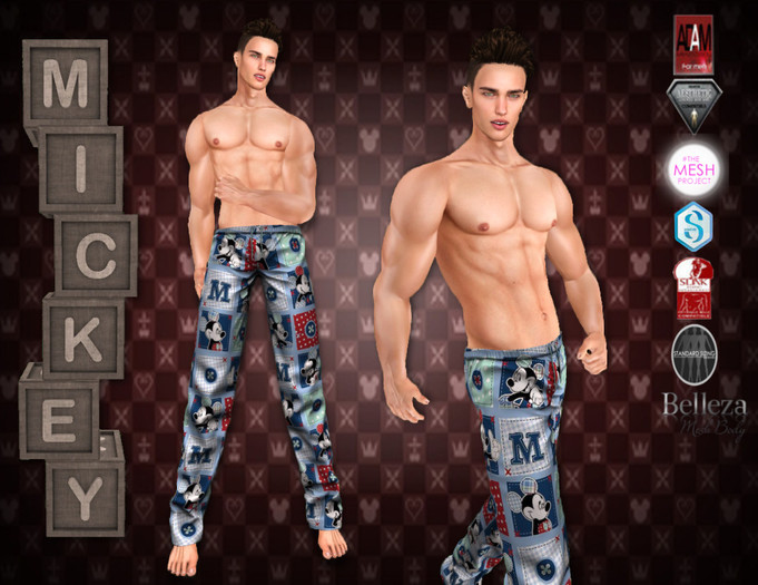 (WEAR ME) Mickey Patch Pj's