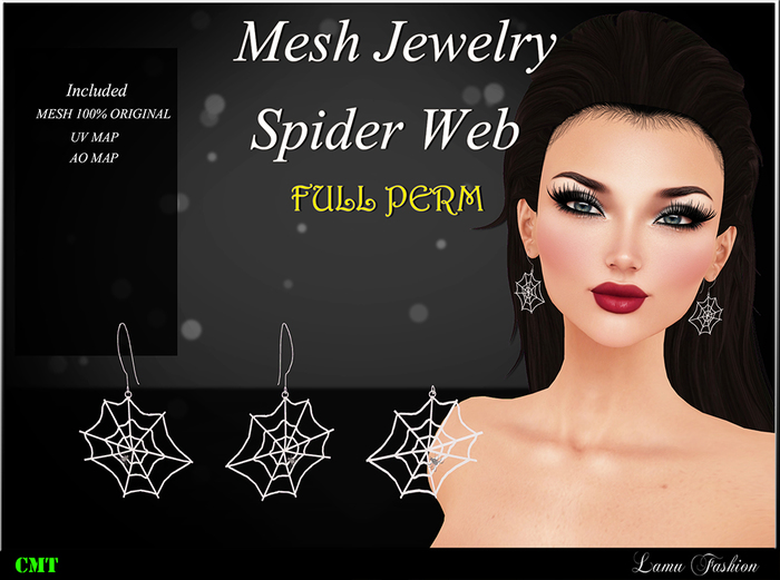 -Lamu Fashion-Mesh Jewelry Spider Web FULL PERM
