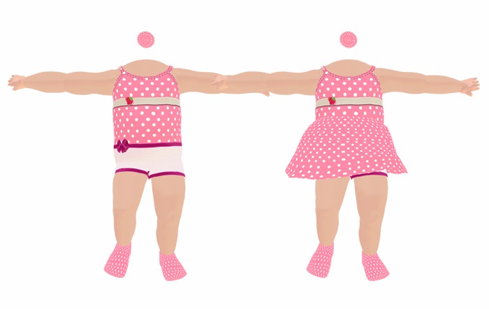 U_B:. Pink Dress  (CLOTHES)