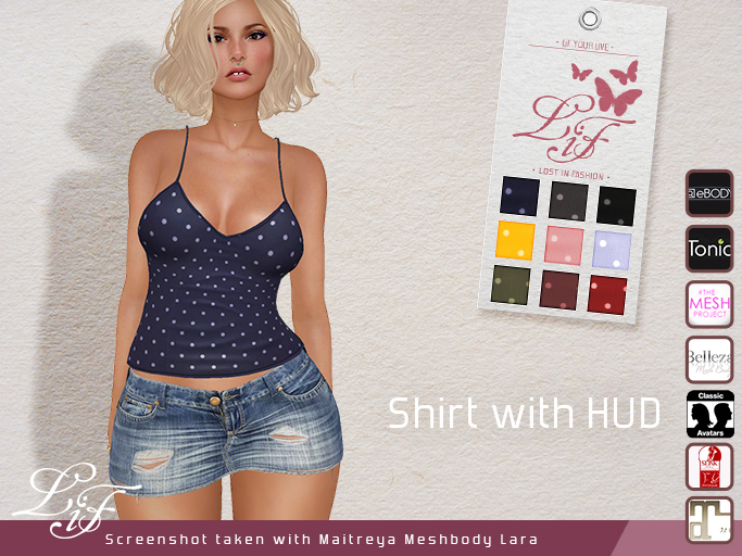 LiF spaghetti strapped Tank Polka Dots