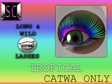 .:S.C:. Eyelashes - Long & Wild CATWA - Tropical