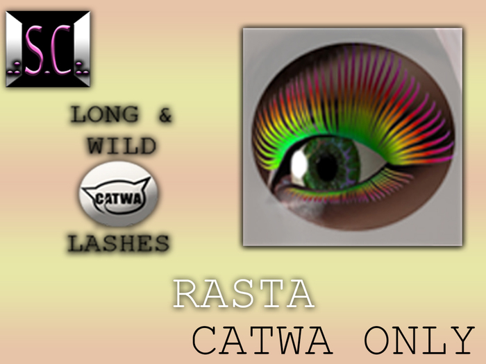 .:S.C:. Eyelashes - Long & Wild CATWA - Rasta