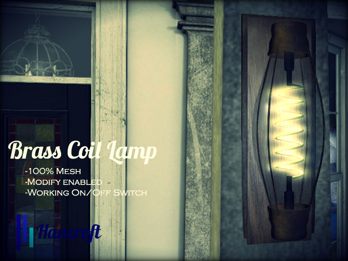 Hancroft Brass Coil Lamp
