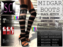 .:S.C:. Midgar Boots - Black+TINT Meteor