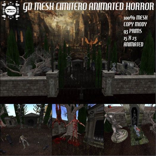 GD MESH CIMITERO ANIMATED HORROR