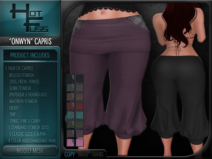 Hot Fuss "Onwyn" Capris - DEMO