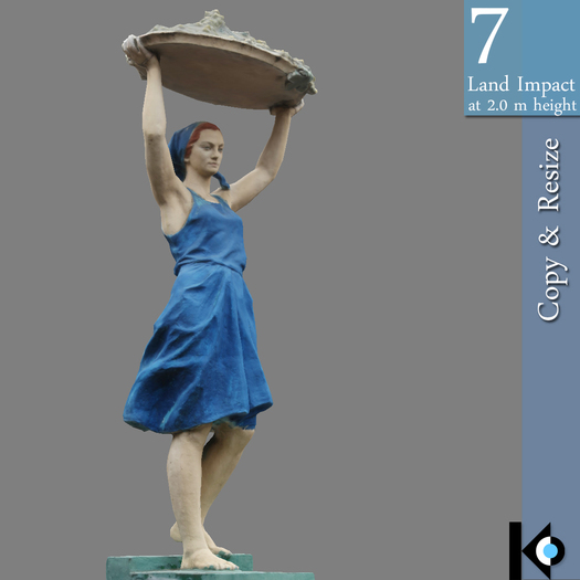 3D / Prosperity Statue / 7 land impact