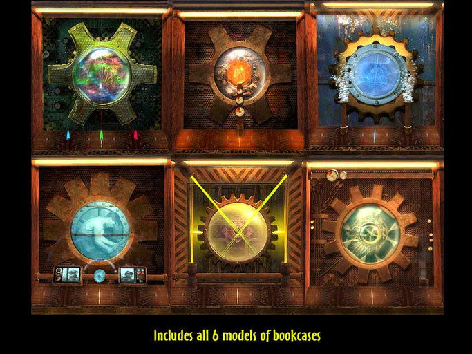 Fatpack Steampunk Bookcase/Display tagSteampunk