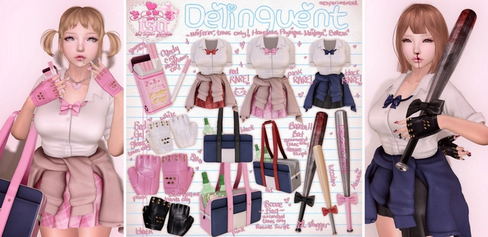 .tsg. Delinquent - Uniform Black RARE