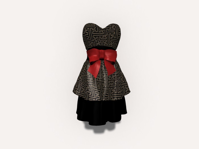 Bow Double Dress & Hat,Accessories Box 3