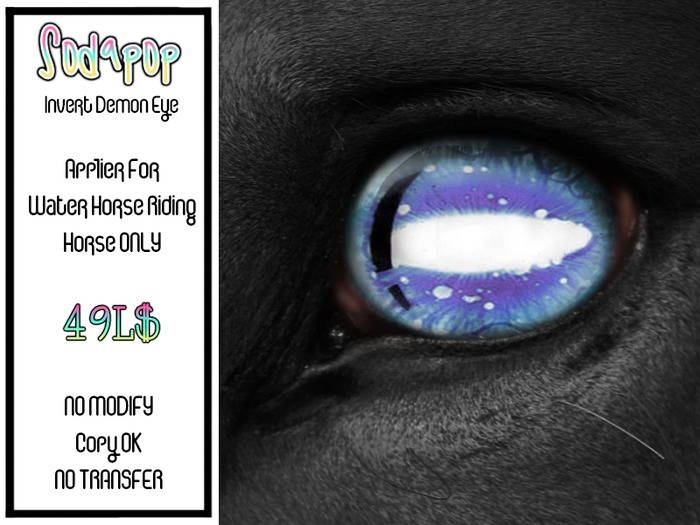 Sodapop - WH Riding Horse Eye Applier - Invert Demon