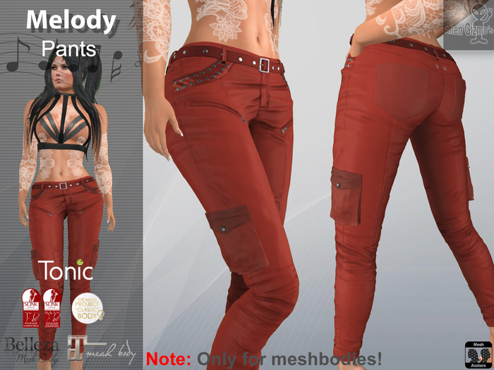 Melody Pants Red