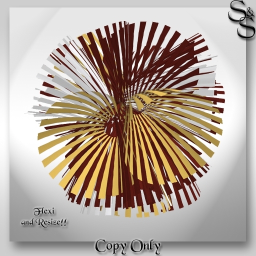S&S Burgundy, Gold, and white pompoms