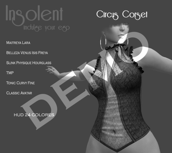 [INSOLENT] DEMO Circus Fantasy Corset