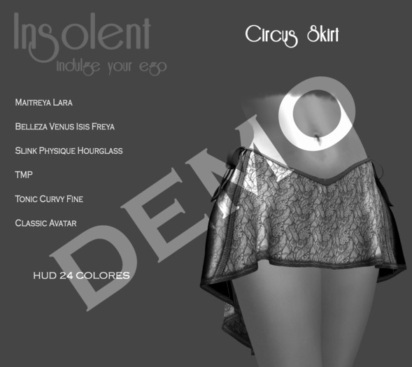 [INSOLENT] DEMO Circus Fantasy Skirt