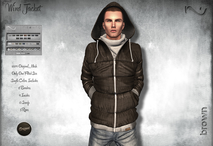 -NU- Wind Jacket Brown