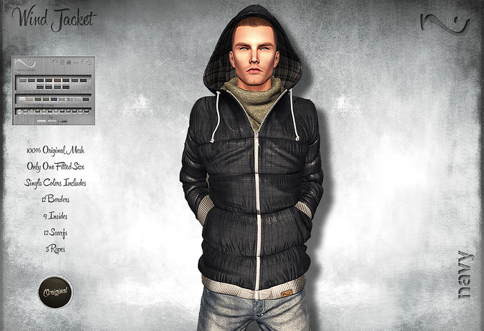 -NU- Wind Jacket Navy